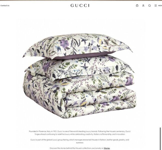 Комплект постельного белья GUCCI original